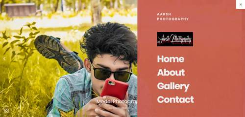Aarsh Photographer Project - Logic Web Services