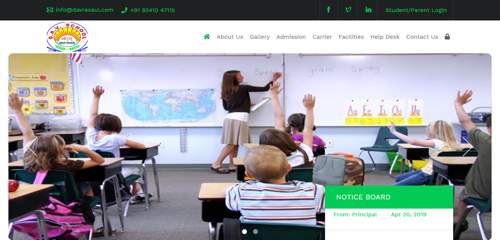 DAV Raxaul School Management System - Logic Web Services