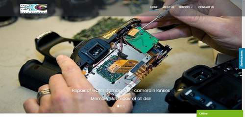 Mata Camera Site - A complete camera solution in one place - Our latest Project - Logic Web Services